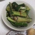 きらり流れ星's cooksnap of when they made きゅうりのおかかナムル【作り置き】.