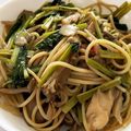 ミレーちゃん's cooksnap of when they made きのことベーコンの白だしパスタ.