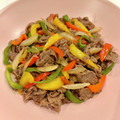 悠LOVE航's cooksnap of when they made 野菜と牛肩ロースのすき焼きのタレ炒め.