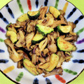 きゃんでぃ×2's cooksnap of when they made 10分☆ズッキーニと舞茸のカレーマヨ炒め.