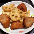 クックQT23CK☆'s cooksnap of when they made 蓮根とさつま揚げの炒め煮.