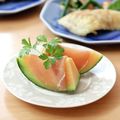 runa10's cooksnap of when they made 簡単★生ハムメロン.