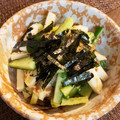 クックYJ4V6Y☆'s cooksnap of when they made 長芋ときゅうりの梅のりあえ.