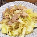 ミアンミアン's cooksnap of when they made 鶏もも肉とキャベツのあっさり塩レモン炒め.
