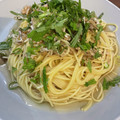 lucky77's cooksnap of when they made 本格派♪鶏そぼろとしめじの和風パスタ.