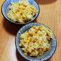 くみちょ～～'s cooksnap of when they made コーンだけの焼き飯★にんにく醤油風味.