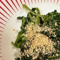 なーなちゃん's cooksnap of when they made 納豆のタレで♬♫ 簡単おひたし.
