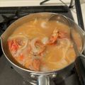 もも道's cooksnap of when they made 鯛頭のお味噌汁.