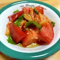 ぽろっとＱちゃん's cooksnap of when they made 切って和えるだけ！トマトキムチのごま和え.