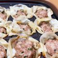 ☆ゆーちン☆'s cooksnap of when they made たこ焼き器で簡単♡焼売！？餃子！？.