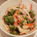 メイプル⌘'s cooksnap of when they made お助け一品♡レンジで完成ピーマンかにかま.