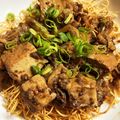 crystaI's cooksnap of when they made 簡単☆麻婆豆腐皿うどん.
