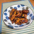 たつよん＠４４４'s cooksnap of when they made 黒にんにくの旨辛ヤンニョムチキン♪.