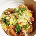 千の星のちっち☆'s cooksnap of when they made 簡単！レンジで4分☆焼き鳥缶の親子丼☆.