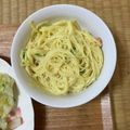クック49L4Ho☆'s cooksnap of when they made 超簡単！サラスパ　しそ*マヨ和え！.