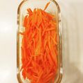 さおりらっくま's cooksnap of when they made 簡単、レンジで人参のナムル.