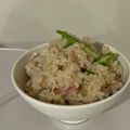 クック7V6K87☆'s cooksnap of when they made 食感良い【アスパラベーコンの炊き込みご飯.