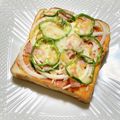 コムギ大好き's cooksnap of when they made トースターで♬*。いつもの☆ピザトースト.