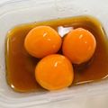 あんまかろん☆'s cooksnap of when they made 漬けこみ15分！新食感☆冷凍卵の黄身漬け.