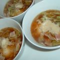 monemaruku's cooksnap of when they made 朝ごはんに。すばやく、おいしく卵スープ♪.