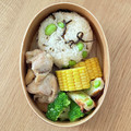 クココ♪♪'s cooksnap of when they made お弁当やおつまみに♪枝豆チーマヨちくわ.