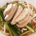 ママメイン！時々子供's cooksnap of when they made 鶏ハムアレンジ 冷やしうどん.