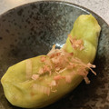 bellーりん's cooksnap of when they made 袋1枚と白だしで☆レンチン翡翠茄子.