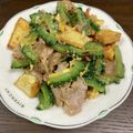 ♡ミィ's cooksnap of when they made 簡単！苦くないゴーヤチャンプル.