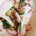 ももちゃんまこちゃん's cooksnap of when they made かまぼこの香味しょうゆ和え.