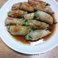 ふみこばあ's cooksnap of when they made 粘りがはまる。オクラの豚肉巻き.