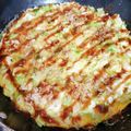 あきもみじ's cooksnap of when they made 簡単ヘルシー！お好み焼き風♪.