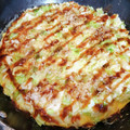 あきもみじ's cooksnap of when they made 簡単ヘルシー！お好み焼き風♪.