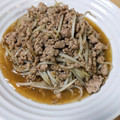 みょんとも4☆'s cooksnap of when they made もやしと豚ひき肉のウスターソース炒め.