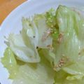 ちーまぐ's cooksnap of when they made ごま油が美味しい(^^*)レタスのナムル.