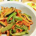 τомоко's cooksnap of when they made 彩り美しいピーマンとじゃこのきんぴら.