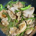 pom03's cooksnap of when they made ピーマンと豚ロース薄切り肉の炒め物.