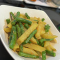 料理好きのᎯ♡'s cooksnap of when they made いんげんとじゃが芋のオイスターソース炒め.