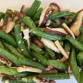 お塩と砂糖's cooksnap of when they made いんげんとキノコの塩麹ペペロン炒め✿.
