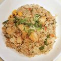 なめこおろし's cooksnap of when they made マヨパワー★卵なしで簡単パラパラ海老炒飯.