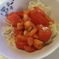 0720まま's cooksnap of when they made さっぱり♪ピリ辛トマトのつけそうめん.