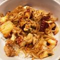こけしビタミン's cooksnap of when they made 美人COMPANY　ネギタコ豚キムチ丼.