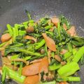 有喜穂's cooksnap of when they made ツルムラサキとキノコでバター炒め♡.