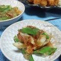 かおりかざり's cooksnap of when they made おくらと竹輪の辛子和え.