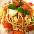 miiママキッチン's cooksnap of when they made 簡単♡トマトと生ハムの冷製パスタ.
