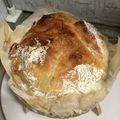 merco's cooksnap of when they made シンプル、捏ねない！ルクルーゼで焼くパン.