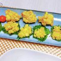 めみたん☆'s cooksnap of when they made 大葉とトウモロコシのかき揚げ.