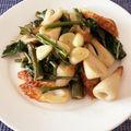 バウンド's cooksnap of when they made 空芯菜と竹輪の炒め.