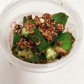1224azuki's cooksnap of when they made 簡単！オクラの胡麻和え.
