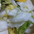 ちくわ君's cooksnap of when they made **褒められる柚子と白菜の漬物**.