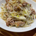 mitorin's cooksnap of when they made 節約簡単☆豚こま肉ともやしのネギ塩炒め.